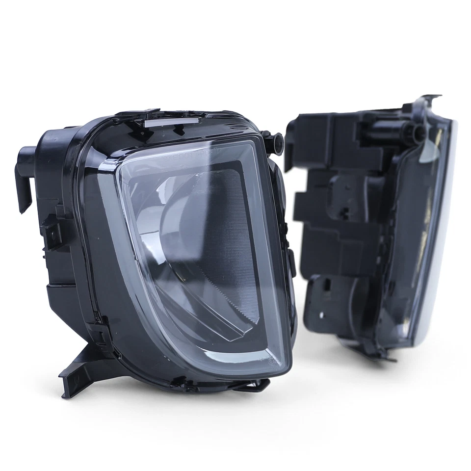 Phare Anti-Brouillard Transparent Noir Fumé Pour VW Golf VI 6 GTI GTD 08-11 - Photo 3/4