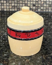 2011 Montana Lifestyles Branded Rose 5" Ceramic Canister with Lid