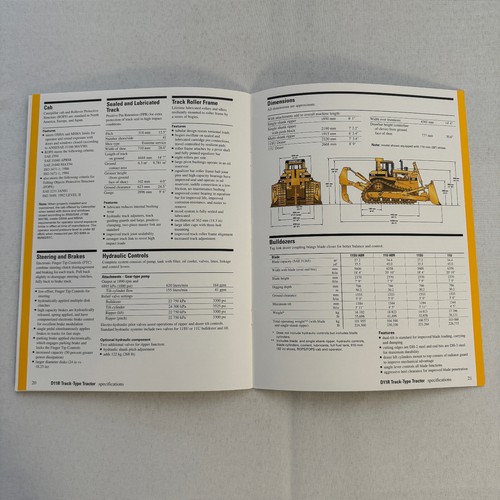 Caterpillar Cat D11R Track Type Tractor Construction Equipment Brochure Catalog - Picture 5 of 13