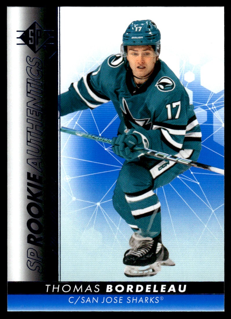 2022-23 SP Blue Thomas Bordeleau San Jose Sharks #133