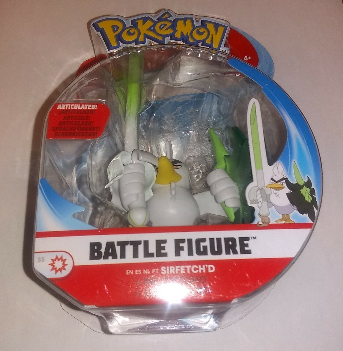 Jazwares Pokemon Battle Figure Sirfetch'd Articulated NEW