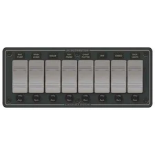 Blue Sea 8261 Power Distribution Panel 12V 24V DC 8-Position Waterproof