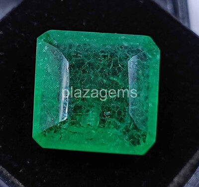 Green Emerald 21 Ct Natural Emerald Cut EGL Certified Loose Gemstone 24JQ