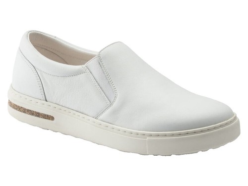 Birkenstock Callen Loafer Shoe Womens Sz 37 White Pebbled  display picture 1