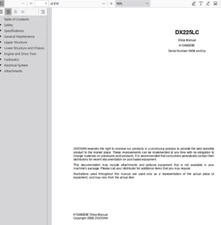 Daewoo Doosan DX225LC Excavator Shop Service Repair Manual PDF USB