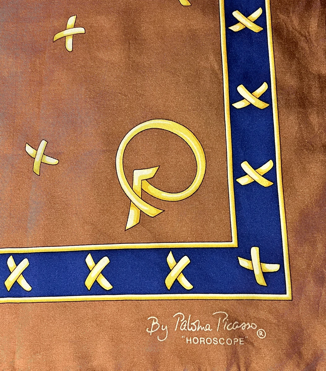 Paloma picasso silk scarf sale