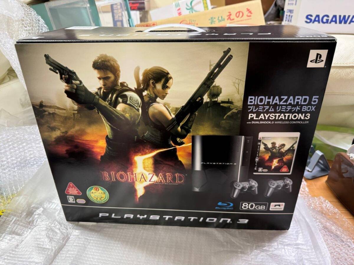 PS3 本体 biohazard5ソフト付 Sony PlayStation 3 Biohazard 5 Resident Evil Edition PS3