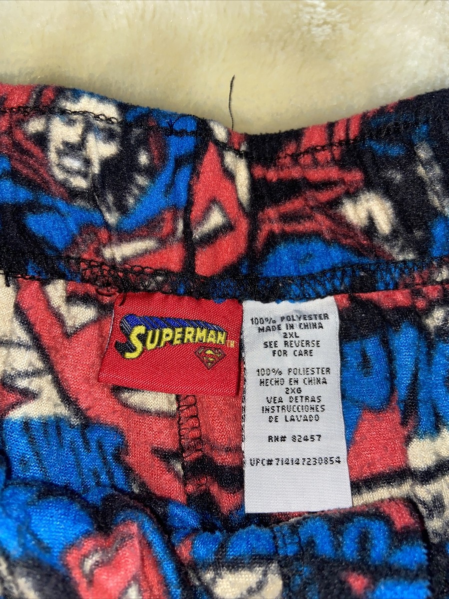 はい。 DC Comics Superman Pajama Pants Adult Size XG Superman Loungewear