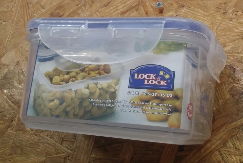 Lock & Lock Contenitori, Trasparente Kunststoffdosen, Vaso di Immagazzinaggio - Immagine 3 di 4