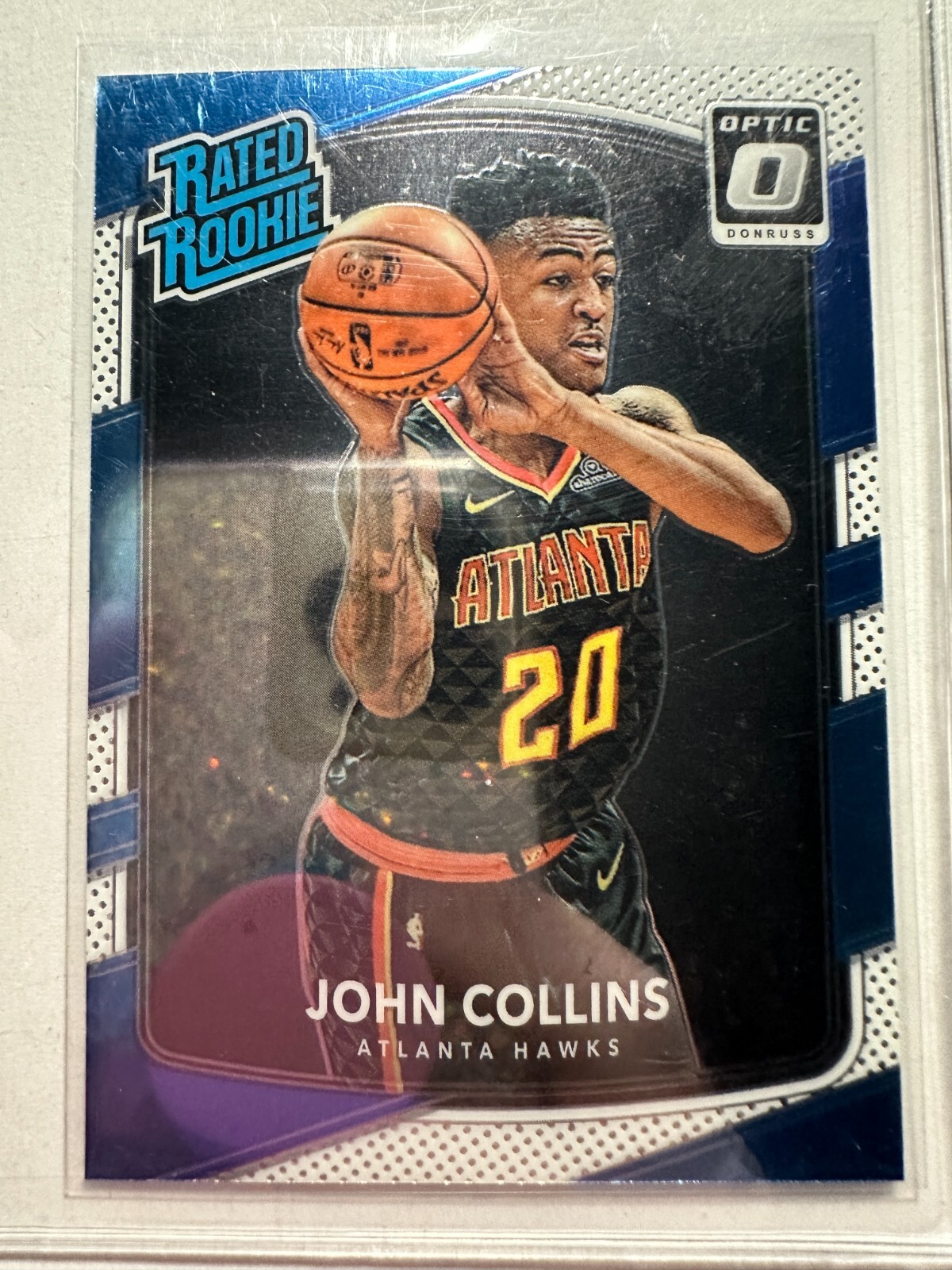 K55,101 - 2017-18 Donruss Optic #182 John Collins RR RC