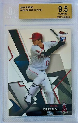ぱ*ん様 2018 FINEST SHOHEI OHTANI RC GEM MT 2018 Topps Finest Shohei Ohtani RC #100 Rookie Card BGS 9.5 Gem