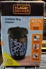 Indoor/Outdoor Bug Zapper Lantern - upto 625 SQFT - Electric - Black+Decker