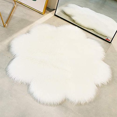 Synthetisches Schaffell, Cozy Sensation wie echte Wolle Ofenmatte...