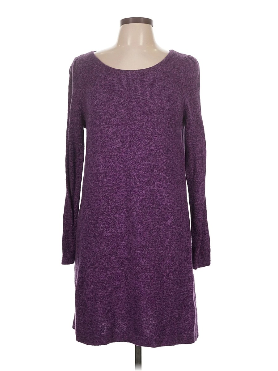 H&M Women Purple Pullover Sweater L