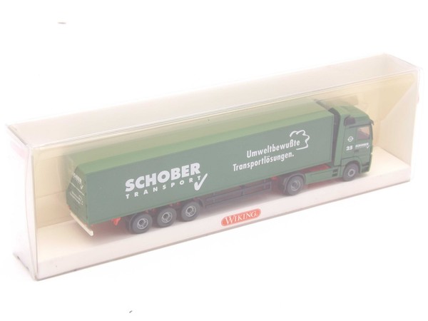 "Wiking 5381141 Mercedes-Benz Actros Koffer-Sattelzug Facelift \"Schober\" 1:87 In"-image