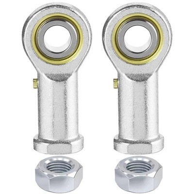 2pcs PHSB8 Female Rod End 1/2'' Bore and 1/2-20 Right Hand Thread with Jam Nut