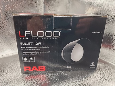 #ad #ad RAB BULLET12A LED Fixture 12W 5000K Single Lamp Bullet Bronze Light 19891 $35.00