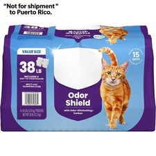 Multi-Cat Scented Clumping Cat Litter with the Power of Febreze, 38 lbs