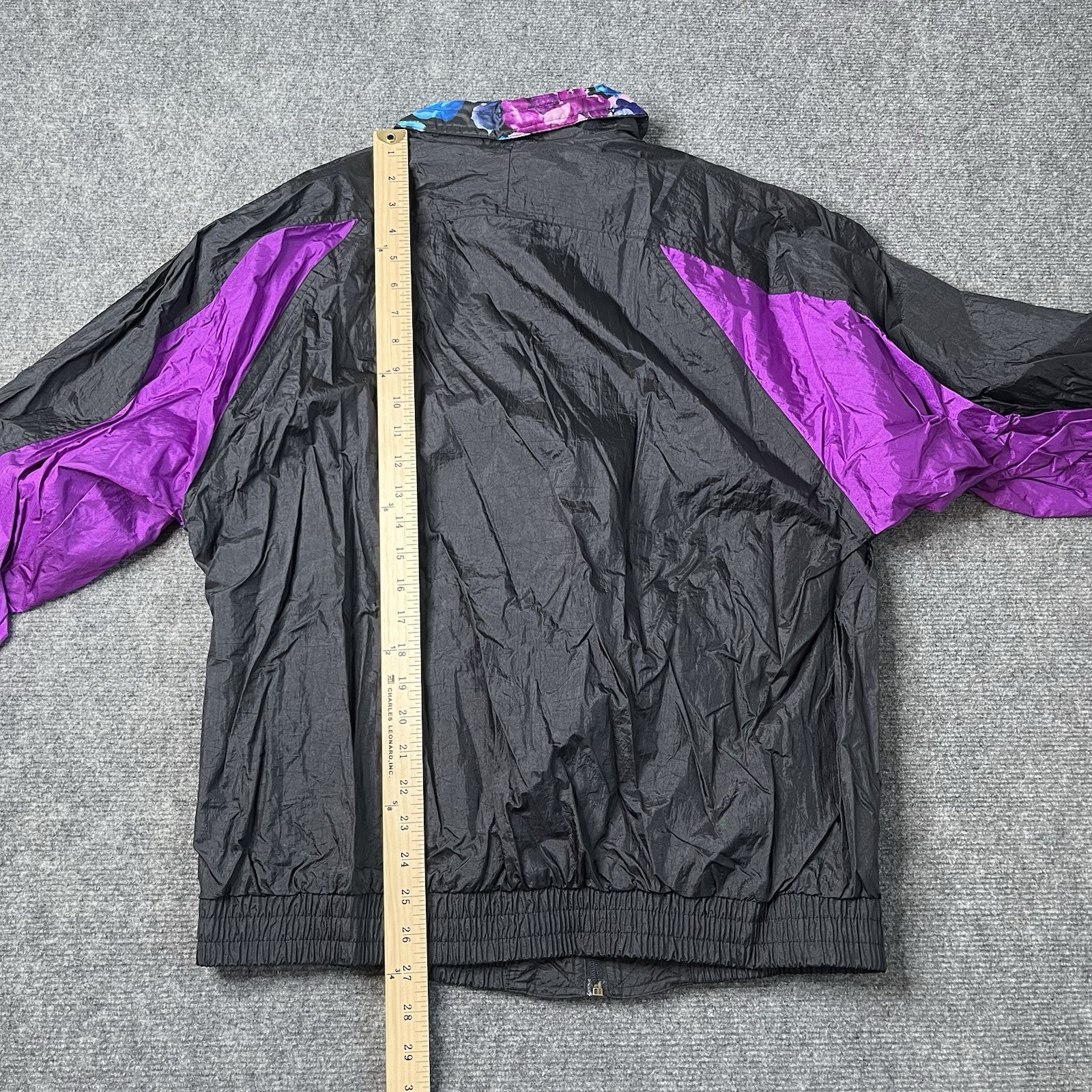 3 Vtg Basic Editions Colorful Windbreakers Jacket… - image 6