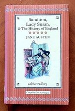 Jane Austen Sanditon Lady Susan Collector's Library 2011 Hardcover Gilt EdgesNEW