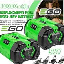 56V 10.0Ah For Genuine EGO BA5600T Power + 56V 12Ah Lithium Battery Replace