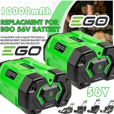56V 10.0Ah For Genuine EGO BA5600T Power + 56V 12Ah Lithium Battery Replace
