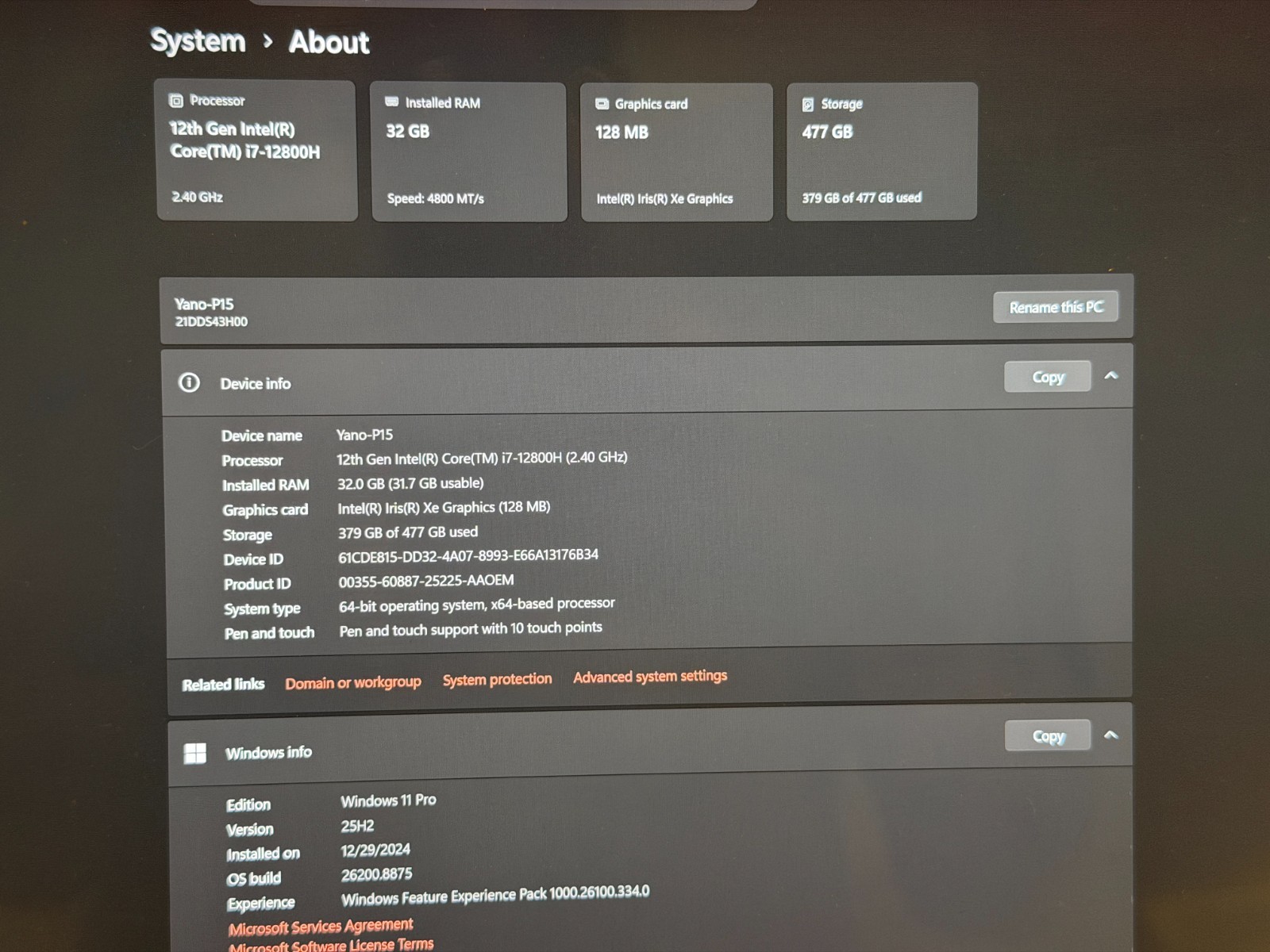 Lenovo ThinkPad P1 3rd Gen 15.6