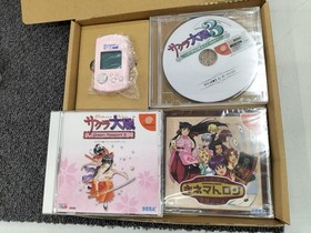 SEGA Dreamcast Sakura Wars Limited Edition Console HKT-3000 w/ Box & Manual USED