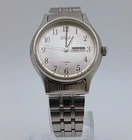 SEIKO 5 Ladies Automatic Vintage 17 Jewels Arabic Silver Dial Watch Japan *Rare
