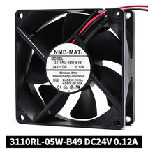 1PCS NMB-MAT 3110KL-05W-B80 DC24V 0.23A 2-wire cooling fan 80 80 25MM