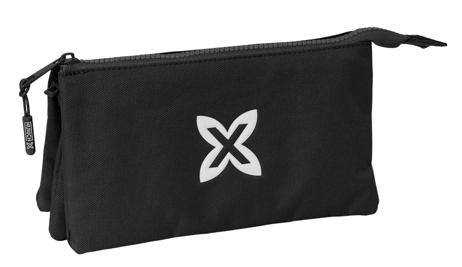 Triple Carry-All Munich Negro Black 22 X 12 X 3 Cm NUOVO