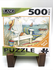 Lang Jigsaw Puzzle 500 Pieces 24"X18", Just Beachy, New - Sealed