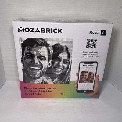MOZABRICK Photo Construction Set Model S BRAND NEW SEALED 5800 Bricks (20x20 in)