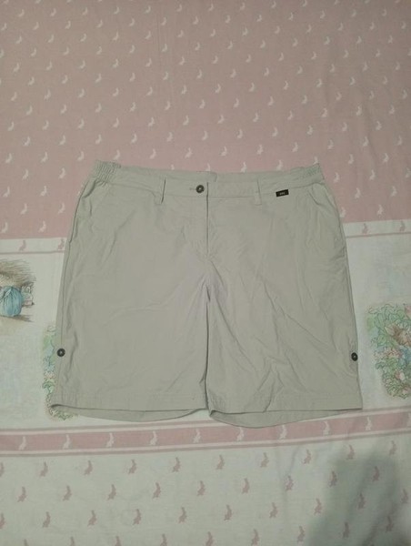 Men Jack Wolfskin Shorts Beige Cotton 34 / L / 50