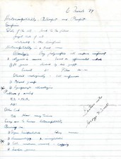 George Davis Snell NOBEL PRIZE Medicine 1980 autograph scientific manuscript sig