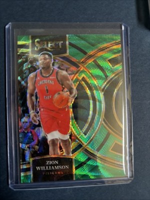 2023-24 Panini Select - Premier Level Zion Williamson #165 Green Wave Prizm /50