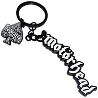 Motorhead Band Logo Ace Of Spades Charm Keychain Size One Size