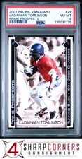 2001 PACIFIC VANGUARD PRIME PROSPECTS #29 LADAINIAN TOMLINSON RC HOF POP 5 PSA 8