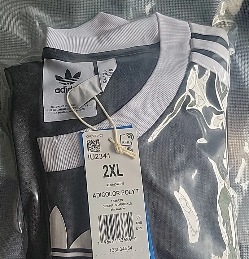 ADIDAS ORIGINALS ADICOLOR POLY TEE SHIRT MENS SIZE 2XL | eBay