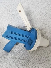 1964 Blue/White  Wham-O Air Blaster, Good Condition, Pump Action Works. Adult.