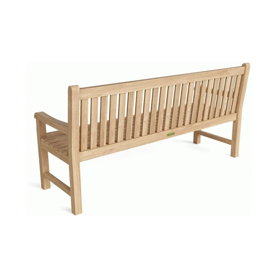 Banco clásico de 4 plazas de teca Anderson Foto 2 de 2