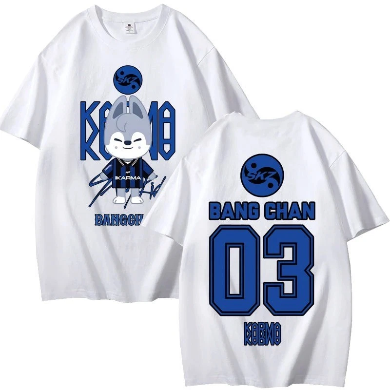 SKZ Concert Shirt Stray Kids Merch 100% Cotton Short Sleeve Graphic Tee Unisex
Opens in a new window