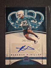 2017 Panini Crown Royale Raekwon McMillan #31 Pink /350  Auto RC Miami Dolphins