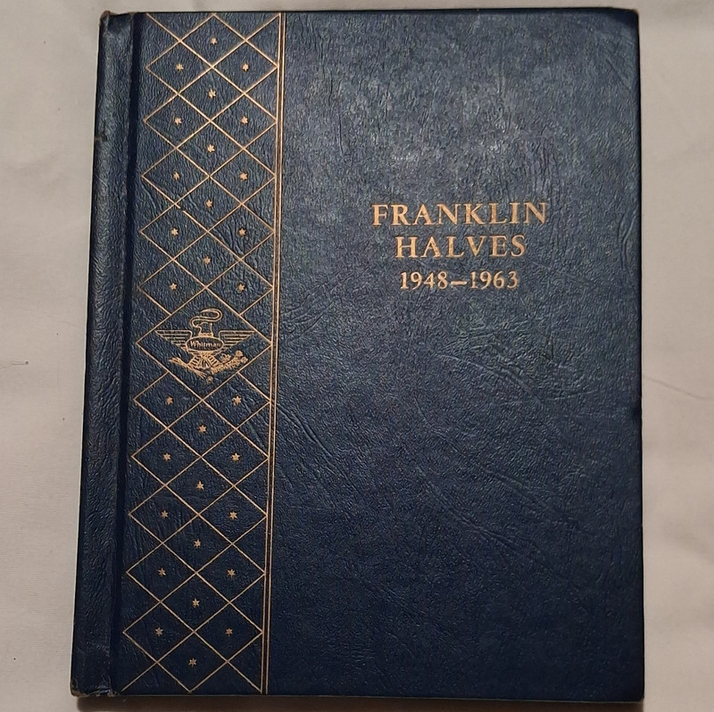 Whitman Franklin Half Dollars 1948-1963 Coin Album Folder (Complete Set Of 35 )