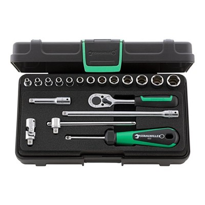 Stahlwille 40/13/6 Steckschlüssel-Garnitur 1/4'' Vierkant 19 Stk