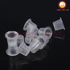 1000 PCS Plastic Small Medium Large Tattoo Paint Cups Caps Pigment Supply Tool