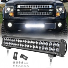 20 Inch Led Light Bar Spot Flood Combo Work Driving Off Road Suv Atv Truck Utv