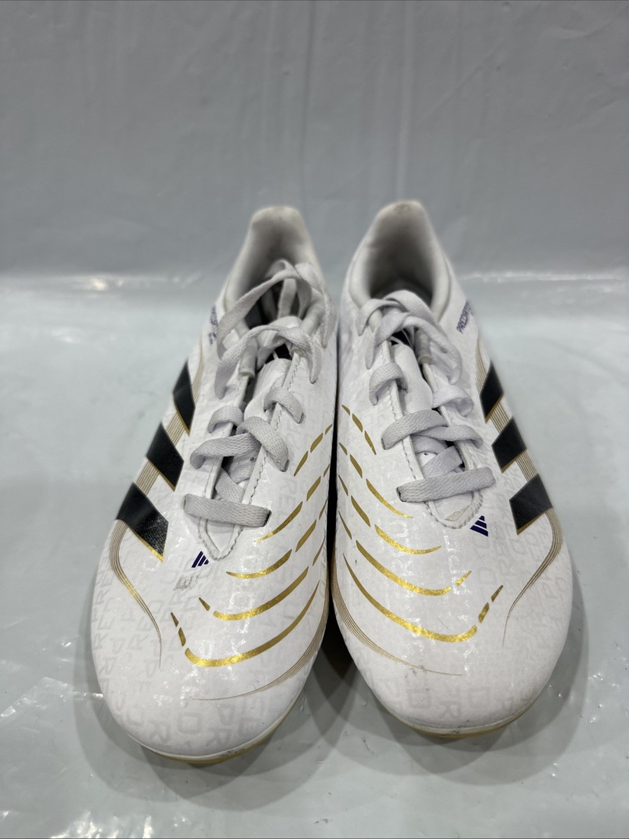 Adidas Predator Club FG/MG Soccer Cleats White Gold JH8849 Men\'s Size 12 Adidas Predator Club FG/MG Soccer Cleats White Gold JH8849  main image 3