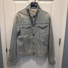 Authentic Givenchy Logo Denim Trucker Jacket Large Made In Italy