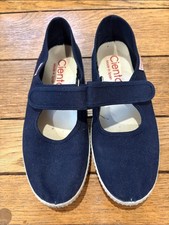 Cienta Mary Jane navy shoes size 36 or girls 4-4.5